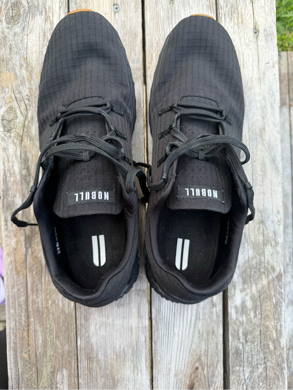 NOBULL Men’s Black Training Shoes with Gum Accents - Picture 9 of 9